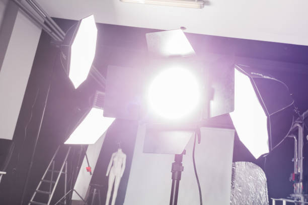 istock Photo studio with professional lighting equipment. 918337948