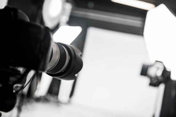 istock Photo studio with professional lighting equipment. 918337950