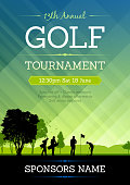 istock Golf competition poster 918355784