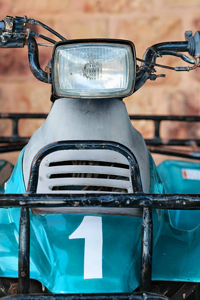 istock Number one teal powerful quad bike 91836753