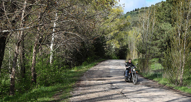 istock Young Rider Driving Motorcycle 91837044