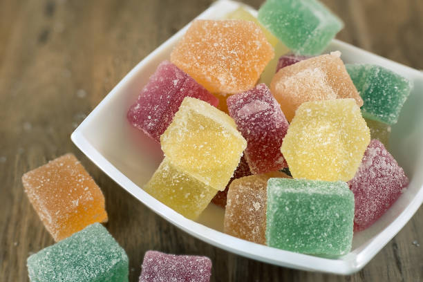 istock Tasty marmalade candies with different colors 918370978