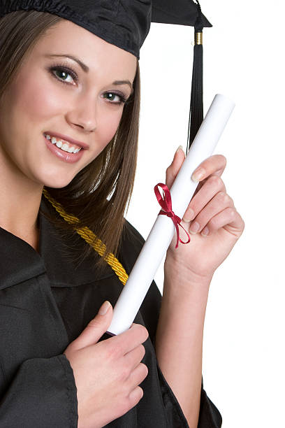 istock Graduation girl 91837293