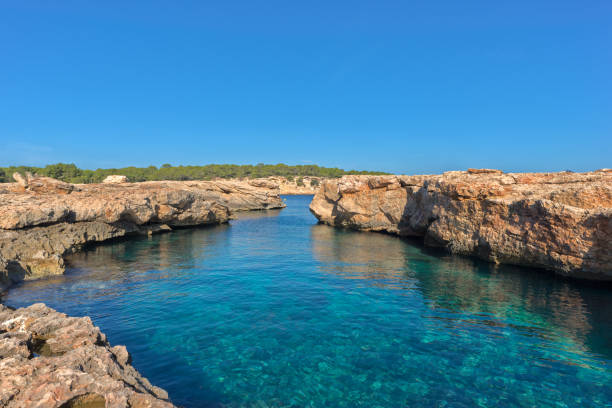 istock The coast on a blue day in Ibiza 918374634