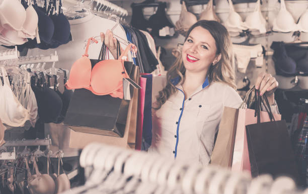 istock Woman is enjoying her purchases 918374966