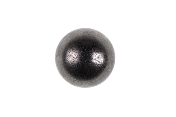 istock steel shiny ball on white isolated background 918385350
