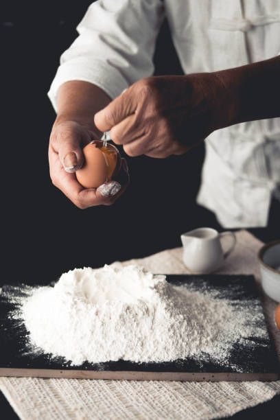 istock Dessert Mix wheat flour with egg 918387756