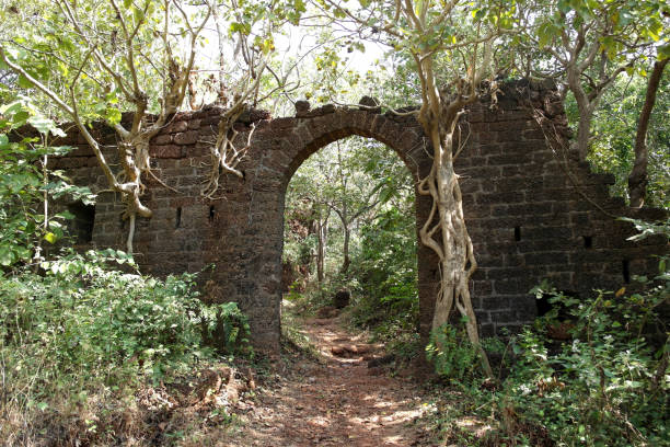 istock Stone walls of an ancient fort 918392680