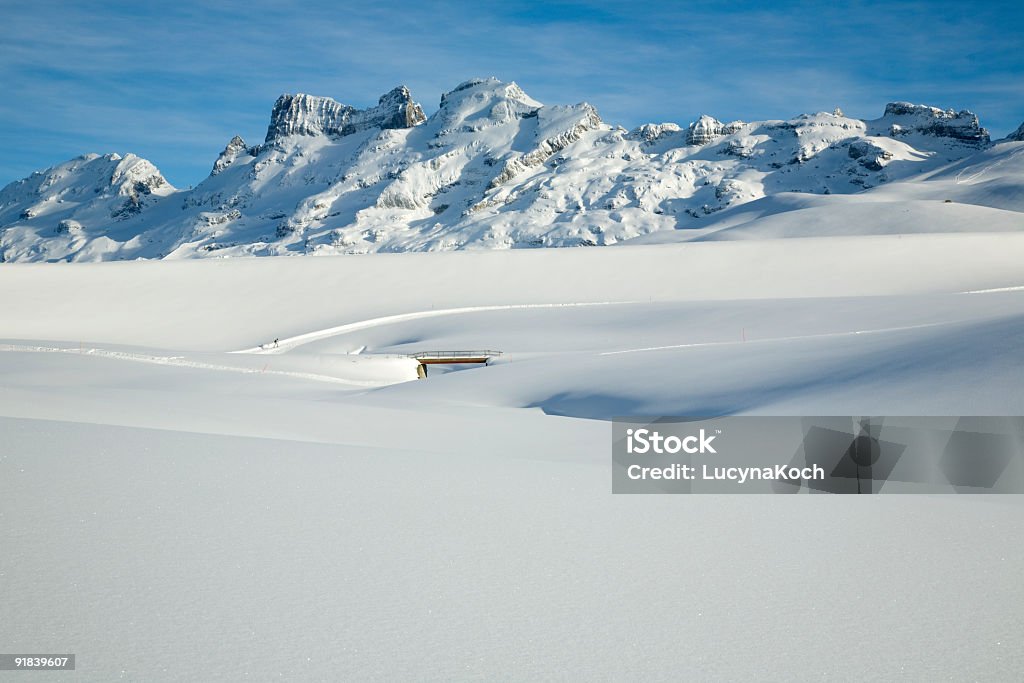 Winter in Den Bergen - Lizenzfrei Alpen Stock-Foto