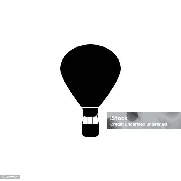Vector Design With Air Balloon Isolated On White Illustration Stock Illustration - Download Image Now