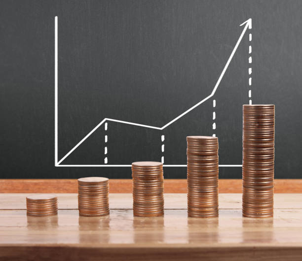 istock graph coins stock finance  business concept 918400072