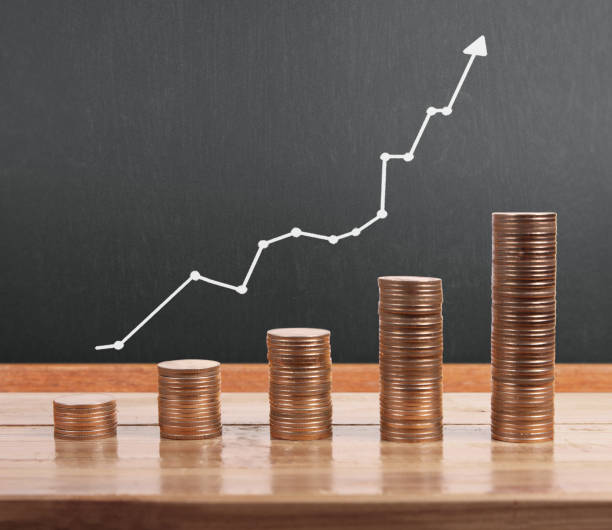 istock graph coins stock finance  business concept 918400148