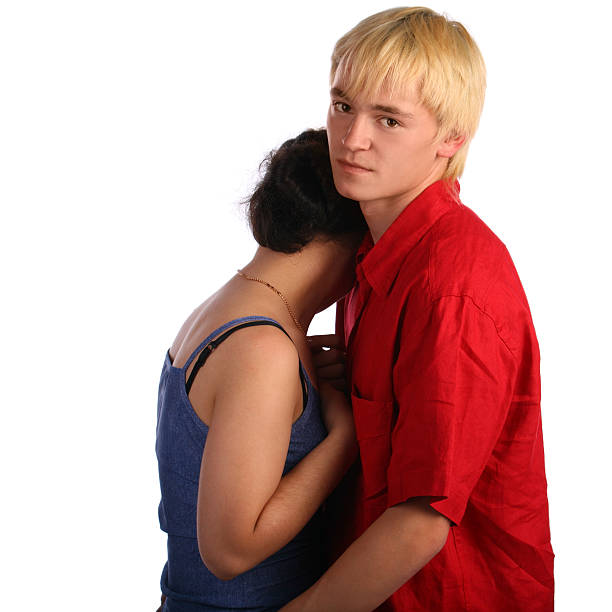 istock Young man embrace girl. 91840201
