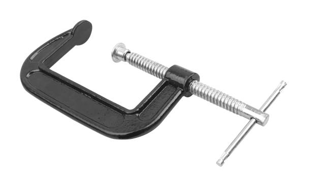 Clamp tool Clamp tool isolated on white background c clamp photos stock pictures, royalty-free photos & images