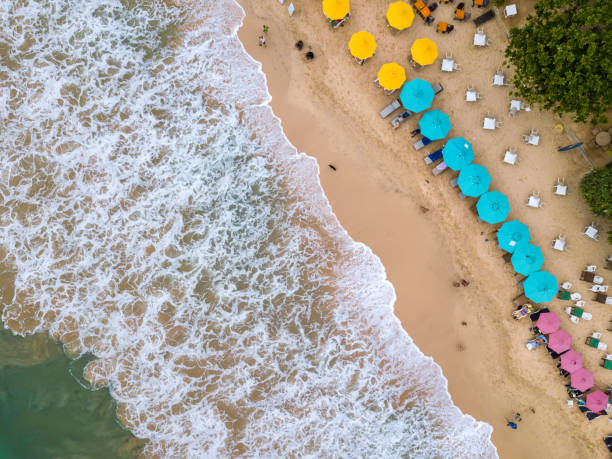 istock Tropical landscape of beach and sea 918409882