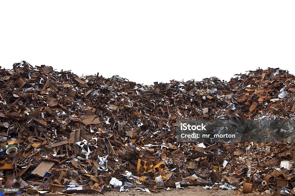 Ferrugem e restos de metal - Foto de stock de Amontoamento royalty-free