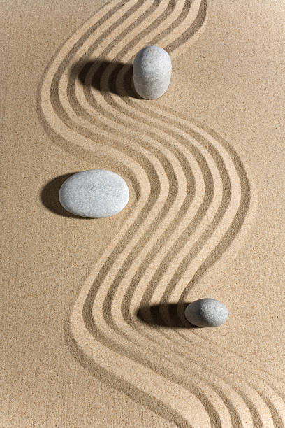 istock Stone garden in a zen style 91841899
