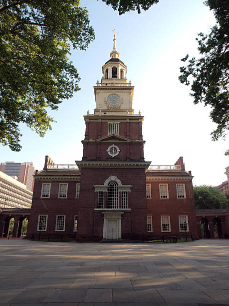 Independence Hall Early Morning  independence hall stock pictures, royalty-free photos & images