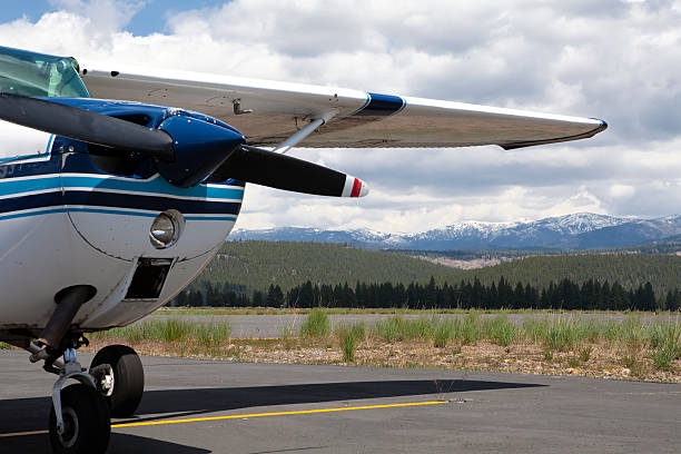 istock Private Plane At The Tahoe Airport 91842087