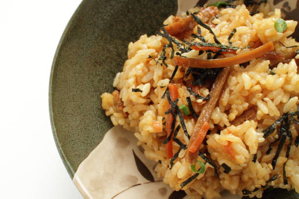 istock Japanese food, simmered oyster and rice 918421552