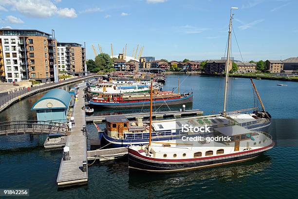 Blackwall Bacia Docklands Londres Inglaterra Reino Unido - Fotografias de stock e mais imagens de Canary Wharf