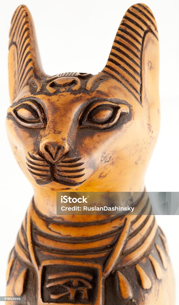 Cabeça de gato egípcio - Royalty-free Egipto Antigo Foto de stock
