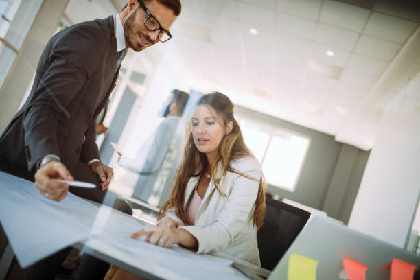 istock Picture of young architects discussing in office 918430904