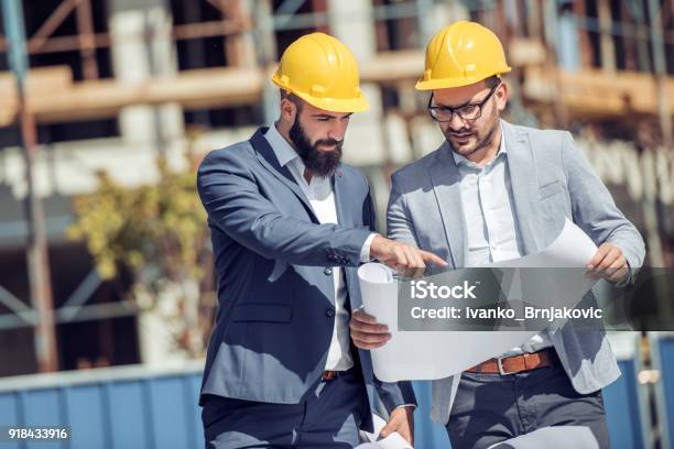 Team Of Business People In Group Stock Photo - Download Image Now - Engineer, Architect, Construction Industry
