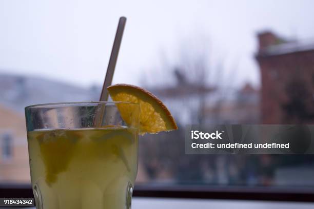 Fruit Drink On A Window Bacground Stock Photo - Download Image Now - Anise, Bowl, Breakfast