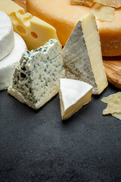 istock Various types of cheese - parmesan, brie, roquefort, cheddar 918444388