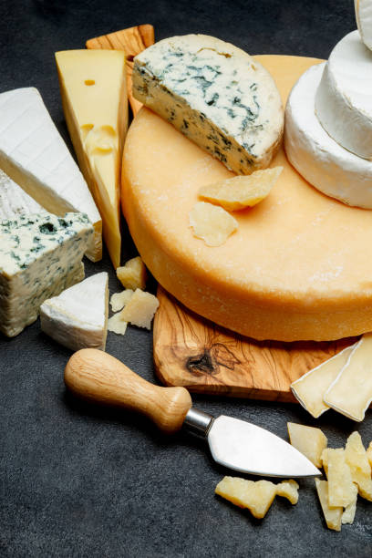 istock Various types of cheese - parmesan, brie, roquefort, cheddar 918444688