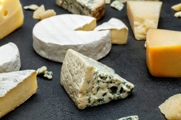 istock Various types of cheese - parmesan, brie, roquefort, cheddar 918445182