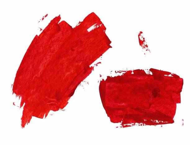 istock Grunge hand painted background. Abstract hand drawn acrylic patch.  Stain closeup isolated on white background. Acrylic stain with texture. 918447868