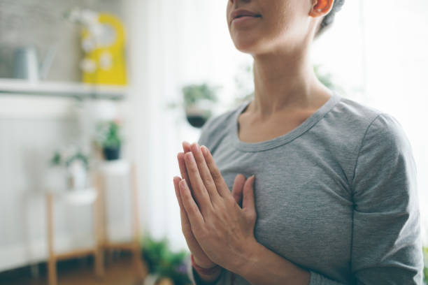 istock Yoga At Home 918454542