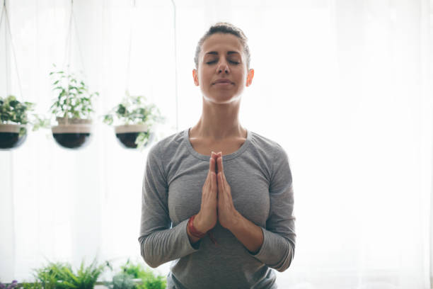 istock Yoga At Home 918454566