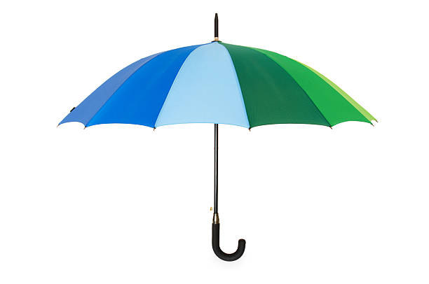 istock Colourful umbrella isolated on the white background 91845830