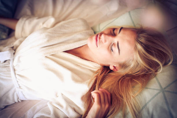istock Middle age woman dreaming . 918464060
