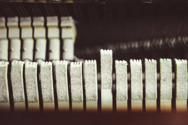 istock Vintage piano hammer mechanism. 918481168