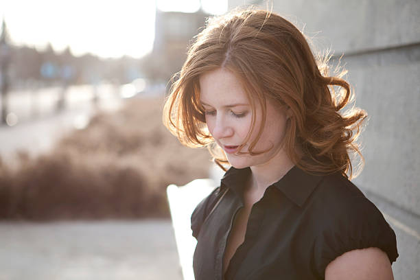 Redhead stock photo