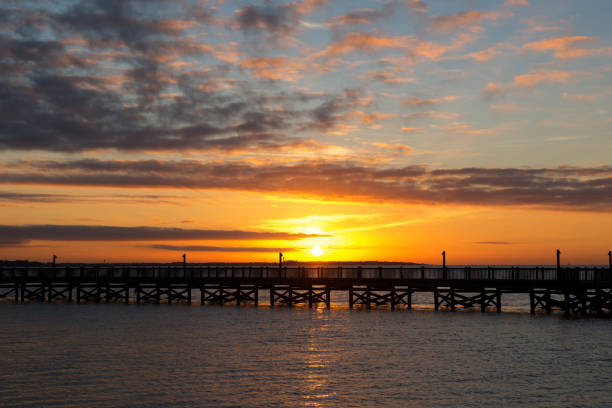 istock Sunrise at Charleston Harbor 918485978