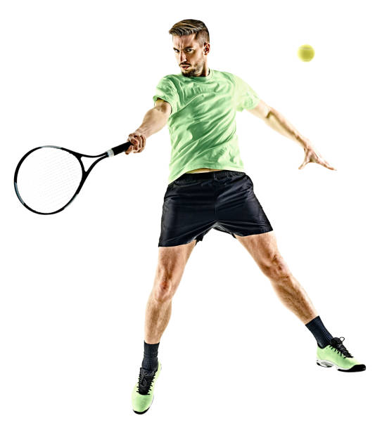 istock tennis player man isolated 918488504