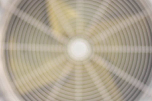 istock Ground backing caused by fan rotation is so rapid that blurring occurs. 918505098