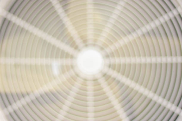istock Ground backing caused by fan rotation is so rapid that blurring occurs. 918505118