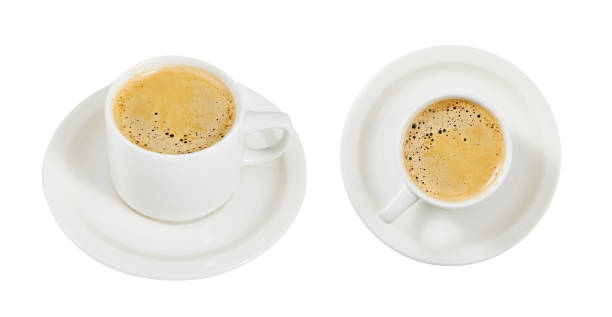 istock Coffee with milk. set. Cup. An invigorating drink. Breakfast. Morning. Isolated. For your design. 918505816