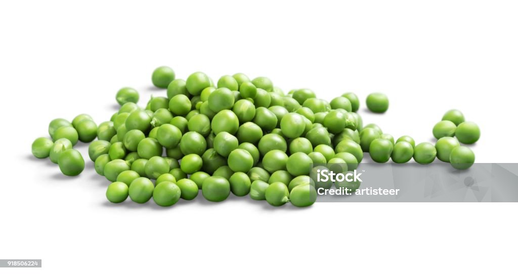 Isolated. Green Peas Green Pea Stock Photo