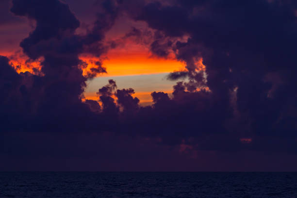 In the middle of nowhere, an incredible sunset, it's so dark already, ISO 500 and 1/60s on a nautical vessel is not easy!