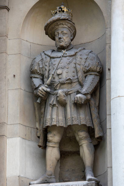 King Henry VIII Statue in London, UK