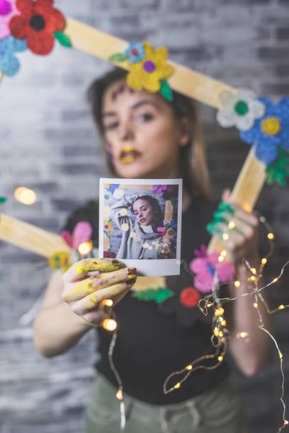 istock Playful colorful portrait 918537734