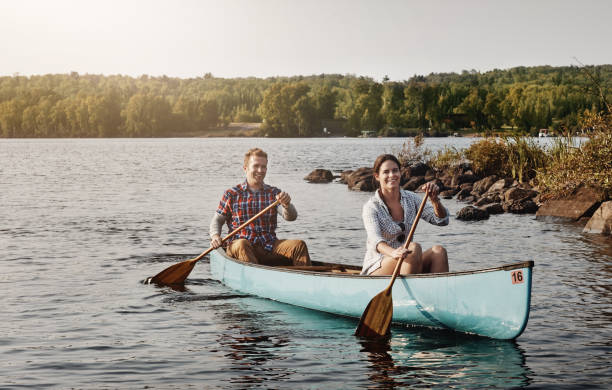 istock Enjoying the relaxation that comes with a canoe ride 918537922