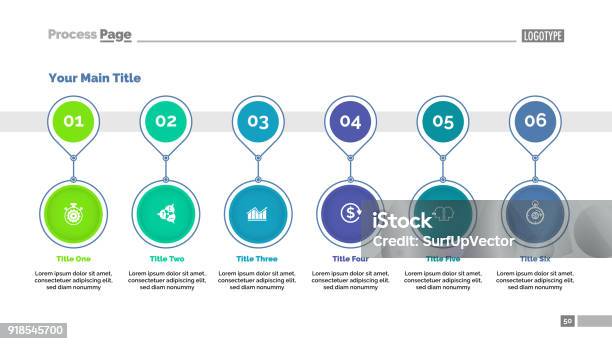 6. Timeline Chart Model Timeline Chart Template With Six Positions Stock Illustration ...